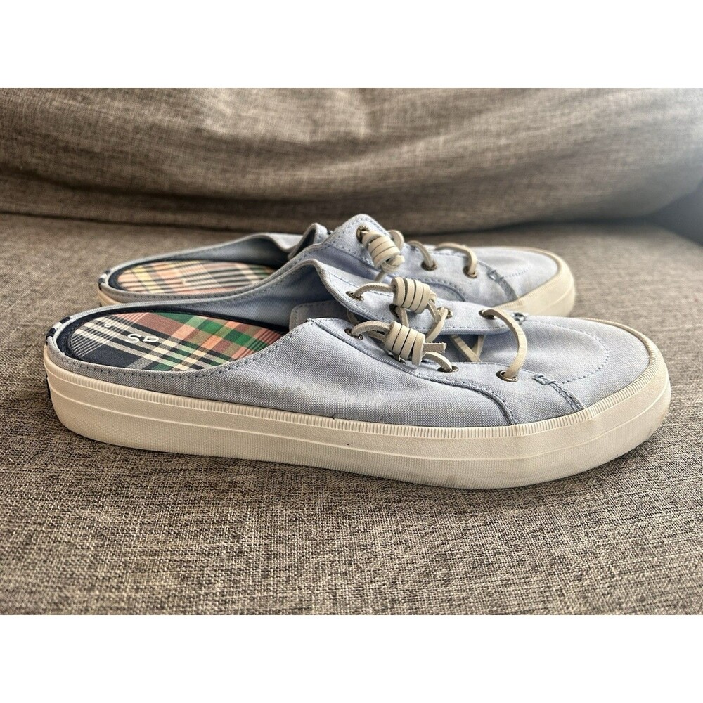 Sperry Memory Foam Canvas Top Sliders Womens Size… - image 2